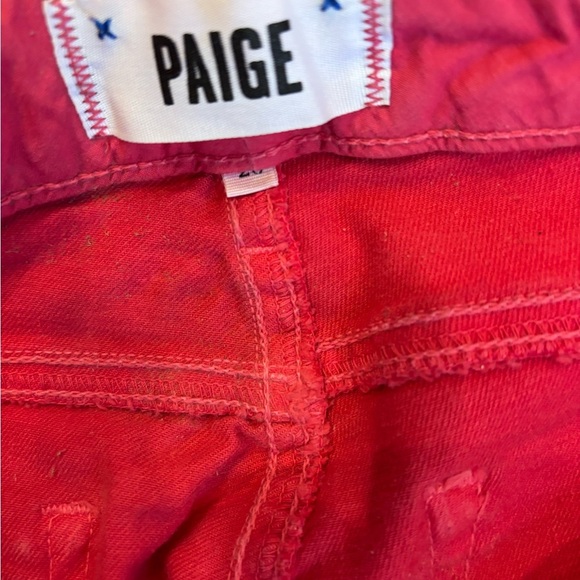 PAIGE Barbie pink skyline ankle peg jeans size 26 - Picture 8 of 13